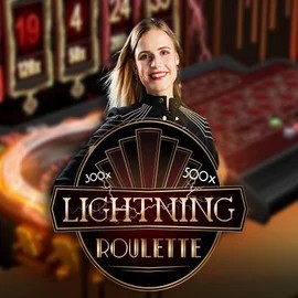 Lightning Roulette logo by Evolution at 20Bet Casino